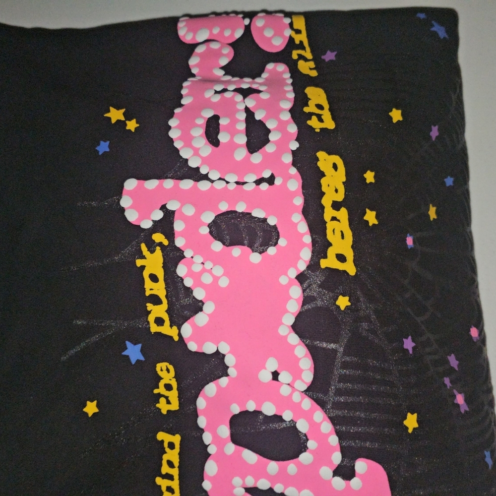 Black V2 Sp5der Hoodie And Joggers Available